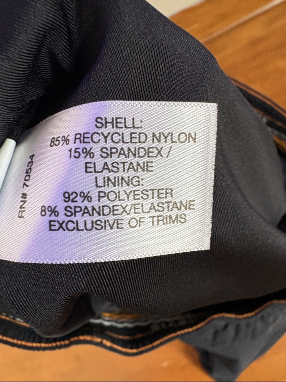 Orvis Black Lined Cargo Performance Pants Size 12 - Picture 8 of 14
